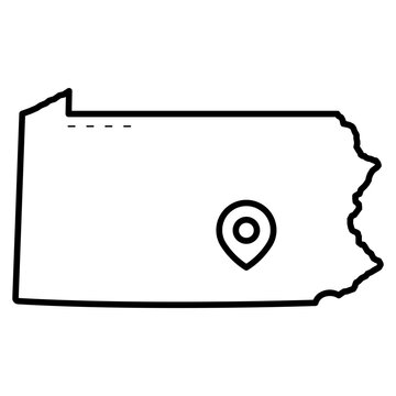 recommend clip art: Pennsylvania map