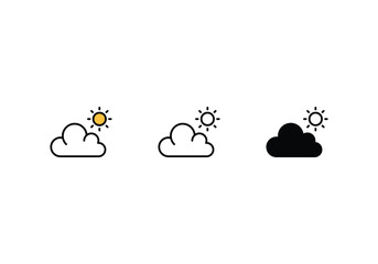 Obraz premium Summer Season icons set vector stock illustration.