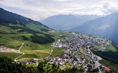 Serfaus, Tirol, Austria lift alpine road mountain bike Bikepark downhill
