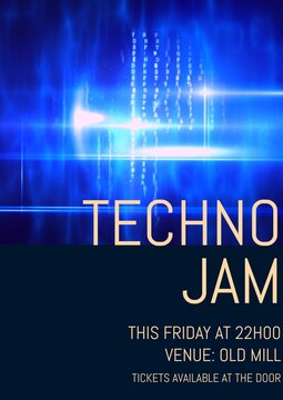 Techno jam, this friday at 22h00, venue old mill, tickets available at the door on illuminated text