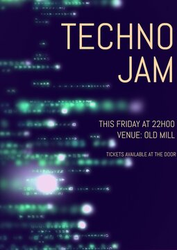 Techno jam, this friday at 22h00, venue old mill, tickets available at the door on illuminated codes