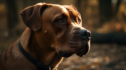 portrait of a dog