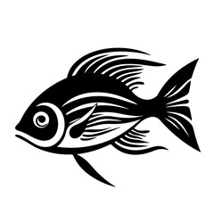 Fish vector illustration logo