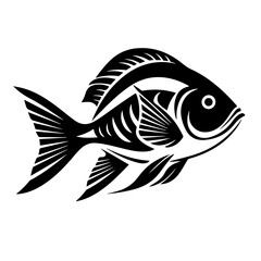 Fish vector illustration logo