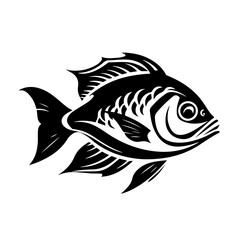 Fish vector illustration logo