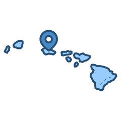 Hawaii map