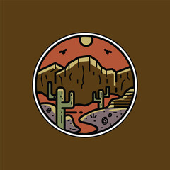 Badge and emblem travel explore for adventure graphic illustration vector art t-shirt design