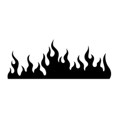 black fire and flames © berkahjayamaterial