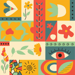 geometric vector illustration design