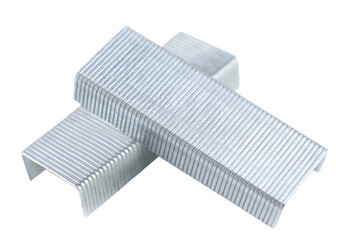 Staples for stapler, transparent background