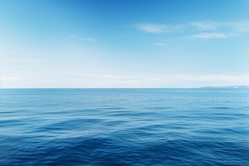 Calm And Minimalist Ocean View, Generative AI