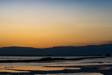 amanecer en el mar muerto, Israel