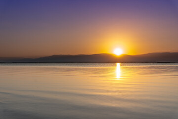 amanecer en el mar muerto, Israel