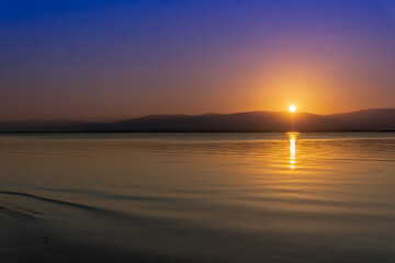 amanecer en el mar muerto, Israel