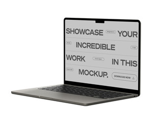 Macbook Mockup Transparent PNG
