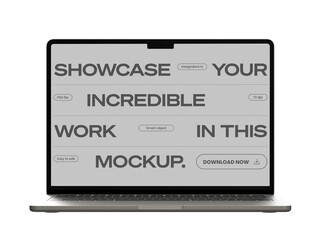 Macbook Mockup Transparent PNG