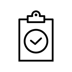 Compliance document vector icon. Approved process illustration symbol. regulation sign or logo.