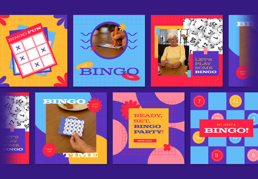 Bingo Social Media Set
