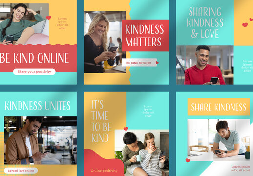 Kindness Social Media Set