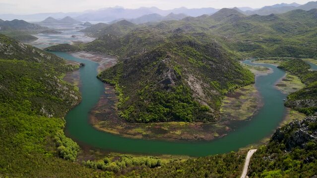 The Crnojevica River Canyon From The Pavlova Strana Viewpoint