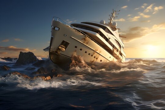 From Luxury to Loss: The Sinking Yacht as a Vibrant Metaphor for Bankruptcy