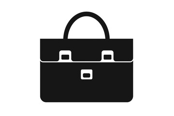  Office tote icon vector detail stencil black and white
