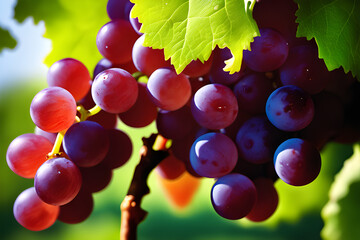 bunch of grapes. generative ai