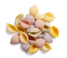 Kolorowy włoski makaron Conchiglioni © piotrszczepanek