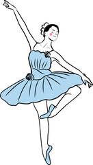 ballet dancer in tutu