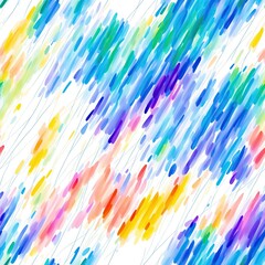 Colored seamless pattern of multicolored lines. AI generated