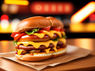 W&uuml;rstchenburger Burger