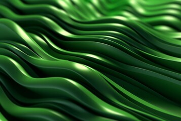 green abstract background. generative ai