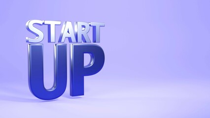 start up background 3d blue background cover photo