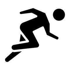 stickman sports glyph 