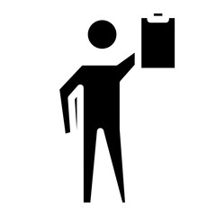 stickman standing glyph 