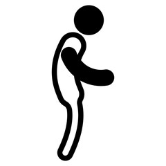 stickman standing dualtone 