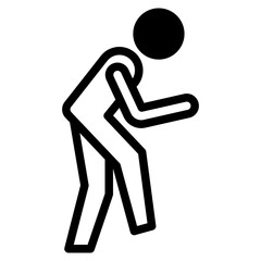 stickman walking dualtone 