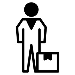 stickman standing dualtone 