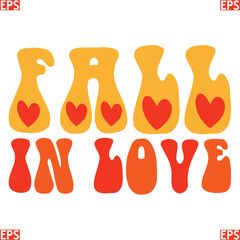 fall retro svg design and eps file