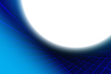 Obraz premium Abstract blue and white technology background with geometric line. Vector illustration.