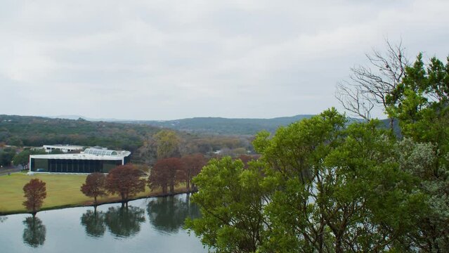 river under pennybackerbridge in austin texas