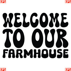 Farmhouse svg design and eps file