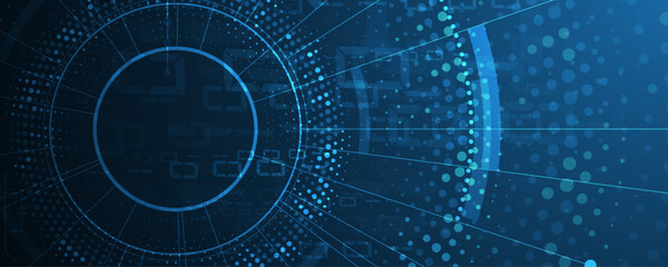 Abstract hexagon background. Technology poligonal design. Digital futuristic minimalism