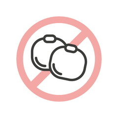 Food allergy icon