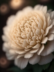 Fototapeta na wymiar Closeup Image of Retro Style Theme Flowers on a blurred Background