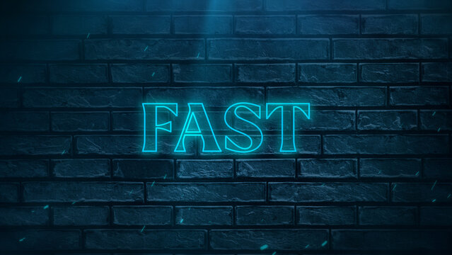 Neon Glow Fast Stomp Texture Titles