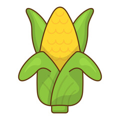 Corn Fruit Vegetable Fill Style