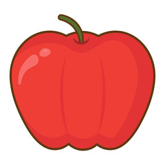 Peppers Fruit Vegetable Fill Style