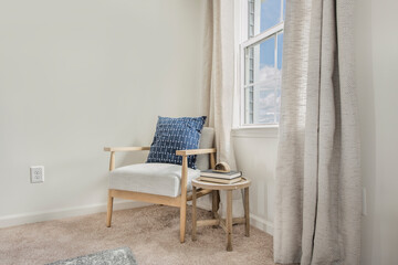 chair by the window natural light