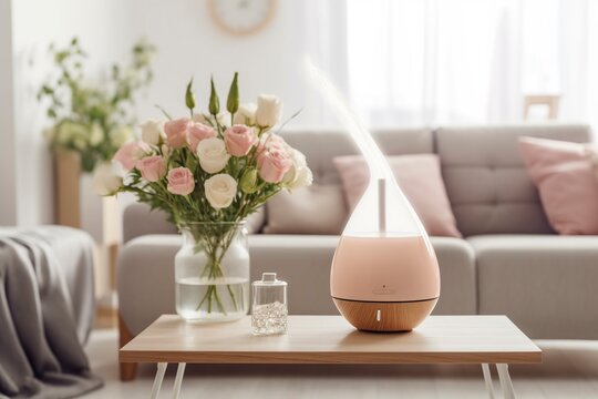 An inviting home filled with the scent of autumn, thanks to a modern automatic air freshener
